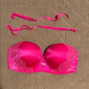 Strapless Bombshell Hot Pink